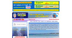 Desktop Screenshot of campingresidencecapopassero.it